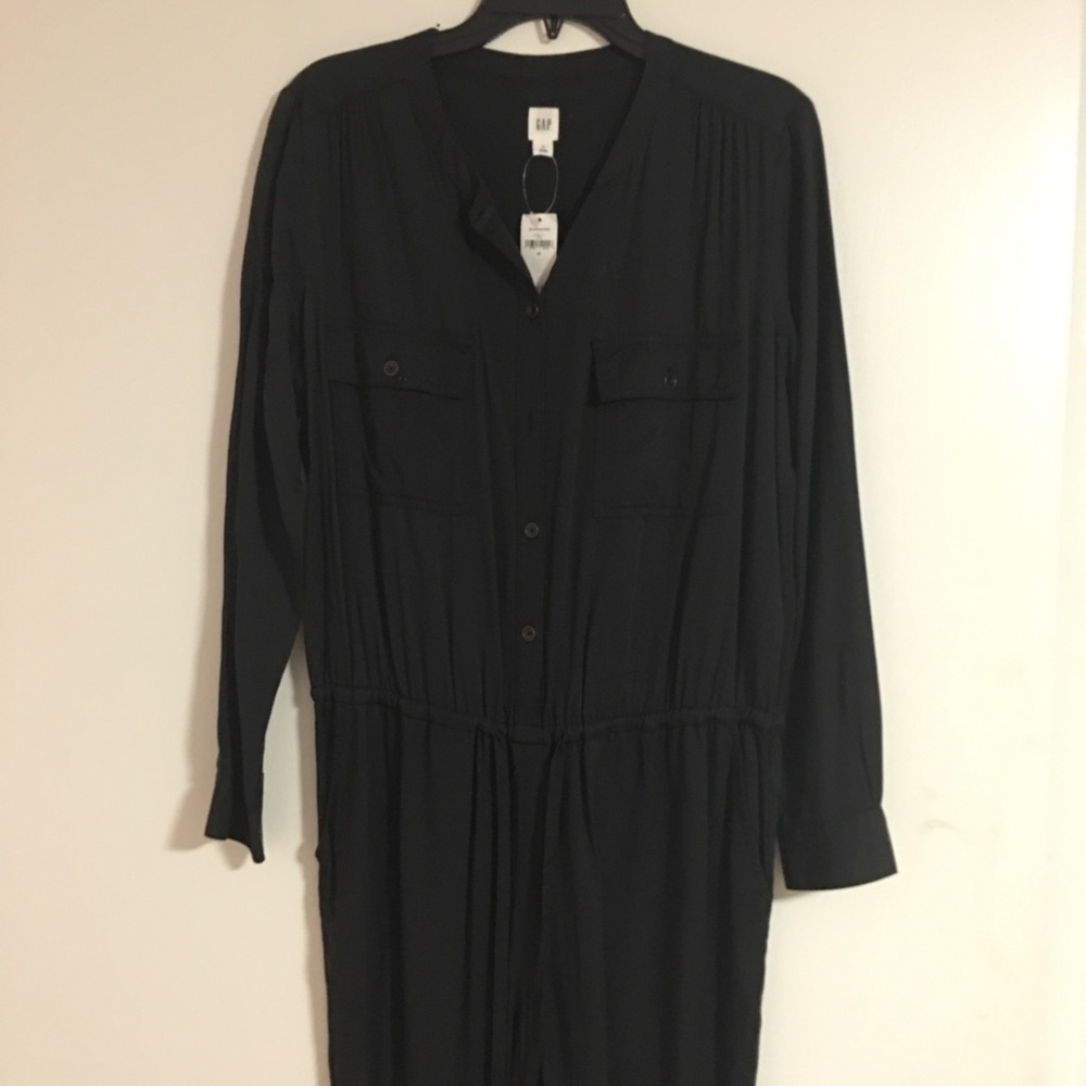 Gap Black Long Sleeve Romper